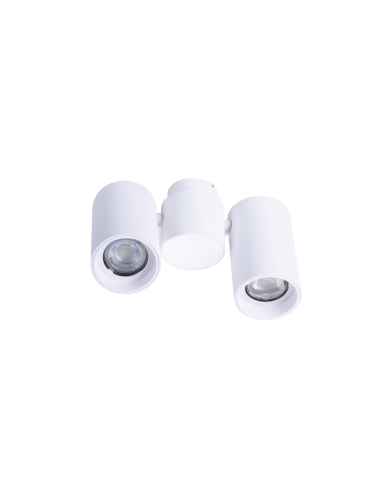 Azzardo MAKALU 2 WH Lampa Natynkowa Biały AZ4213