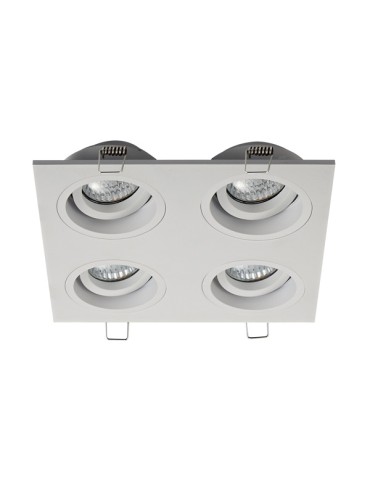 Zuma Line CHUCK DL4 SQUARE 4xGU10 Biały 20069-WH