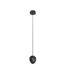 Lampy wiszące LED - Azzardo OVUM 1 PENDANT BLACK 1xLED Wisząca Czarny AZ3095 - produkt 1