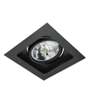Lampy podtynkowe kwadratowe - Azzardo SISTO 1 BLACK/BLACK 1xES111 Wpuszczana Czarny AZ2810 - product 1