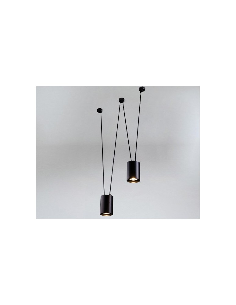 Lampy wiszące podwójne - Shilo VIWIN Wisząca 2xES111 GU10 9021 - produkt kolory-swiatla.pl 1