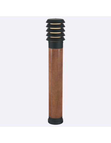 Norlys Alta 85cm 1xE27 IP65 drewno malowane/Czarny Stojąca 1440B