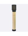 Norlys Alta 85cm 1xE27 IP65 drewno impregnowane/Czarny Stojąca 1443B