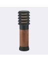 Norlys Alta 49cm 1xE27 IP65 drewno malowane/Czarny Stojąca 1450B