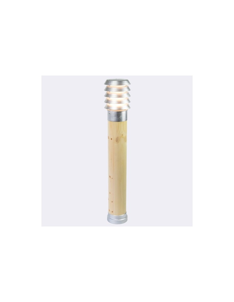 Lampy ogrodowe stojące - Norlys Alta 85cm 1xE27 IP65 drewno impregnowane/ocynk ogniowy Stojąca 1443GA - produkt kolory-swiatla.pl 1