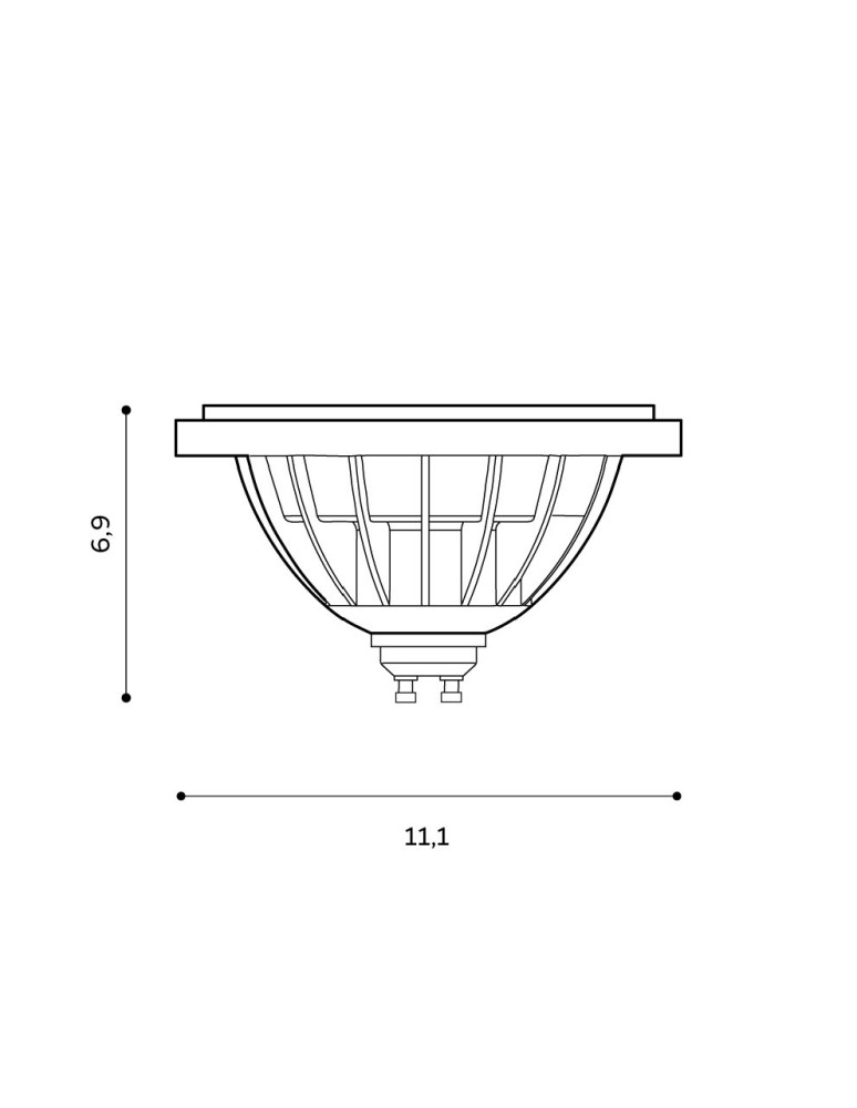 Azzardo WIFI LED ES111 15W BLACK 4000K Żarówka LED Czarny AZ3366 Azzardo WIFI LED ES111 15W BLACK 4000K Żarówka LED Czarny AZ3366