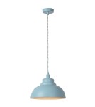 Lampy wiszące niebieskie - Lucide ISLA Wisząca E14 D29 H22cm Bl 34400/29/68 - produkt 1