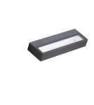 Kinkiety zewnętrzne - Azzardo CASOLA DGR Lampa Ścienna/Kinkiet IP54 Ciemny Szary AZ4356 - product 1