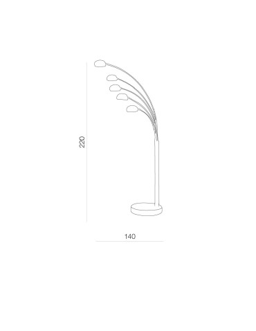 Azzardo PALP MATT WHITE Lampa Podłogowa Biały Mat AZ2622 - produkt 2