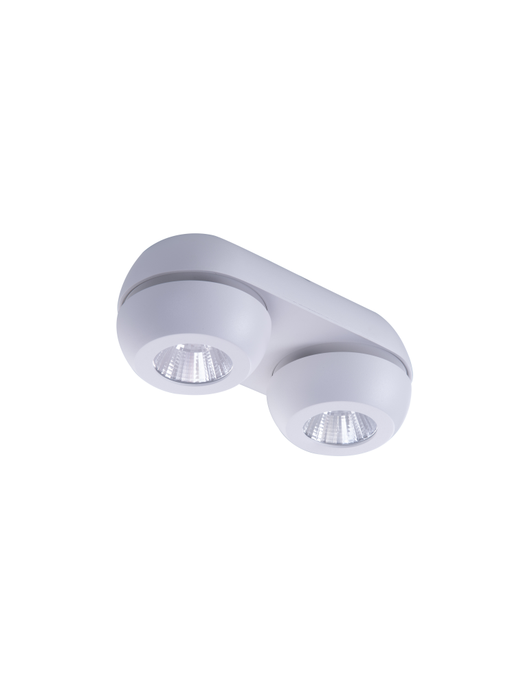 Azzardo OJOS 2 WH Lampa Natynkowa Biały AZ4198 Azzardo OJOS 2 WH Lampa Natynkowa Biały AZ4198