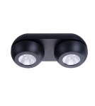 Azzardo OJOS 2 BK Lampa Natynkowa Czarny AZ4199 Azzardo OJOS 2 BK Lampa Natynkowa Czarny AZ4199