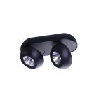 Azzardo OJOS 2 BK Lampa Natynkowa Czarny AZ4199 Azzardo OJOS 2 BK Lampa Natynkowa Czarny AZ4199