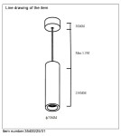 Lampy wiszące - Lucide GIPSY Wisząca Round GU10 H25c 35400/25/31 - produkt 5