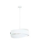 Lampy wiszące nowoczesne - Zuma Line Lampa wisząca TORNADO II 50 cm biała/white 1141 - product 1