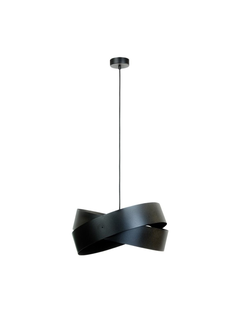 Lampy wiszące czarne - Zuma Line Lampa wisząca TORNADO II 50 cm czarna/black 1142 - produkt kolory-swiatla.pl 1
