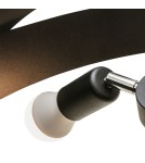 Lampy sufitowe czarne - Zuma Line Lampa sufitowa TORNADO 50 cm czarna/black - produkt 3