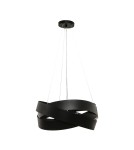 Lampy wiszące czarne - Zuma Line Lampa wisząca TORNADO 50 cm czarna/black 1118 - produkt 1