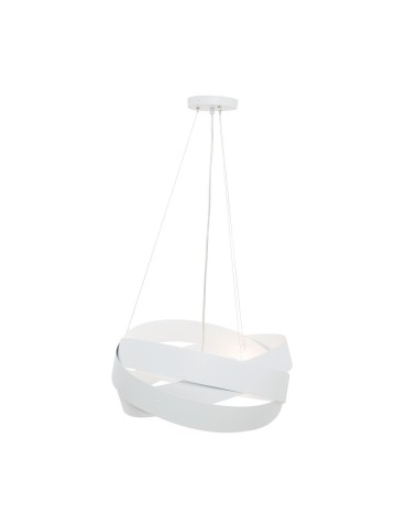 Zuma Line Lampa wisząca TORNADO 50 cm biała/white 1117