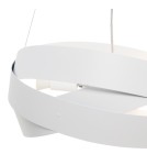 Lampy wiszące nowoczesne - Zuma Line Lampa wisząca TORNADO 50 cm biała/white 1117 - produkt 3