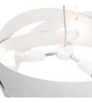 Lampy wiszące nowoczesne - Zuma Line Lampa wisząca TORNADO 50 cm biała/white 1117 - produkt 4