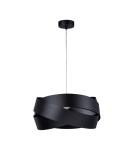 Lampy wiszące czarne - Zuma Line Lampa wisząca TORNADO 40 cm czarna/black 1114 - product 1