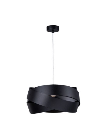Zuma Line Lampa wisząca TORNADO 40 cm czarna/black 1114