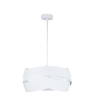 Lampy wiszące nowoczesne - Zuma Line Lampa wisząca TORNADO 40 cm biała/white 1113 - product 1