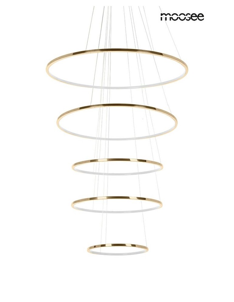 MOOSEE lampa wisząca RING SLIM L złota (MSE1501100163) MOOSEE lampa wisząca RING SLIM L złota (MSE1501100163)