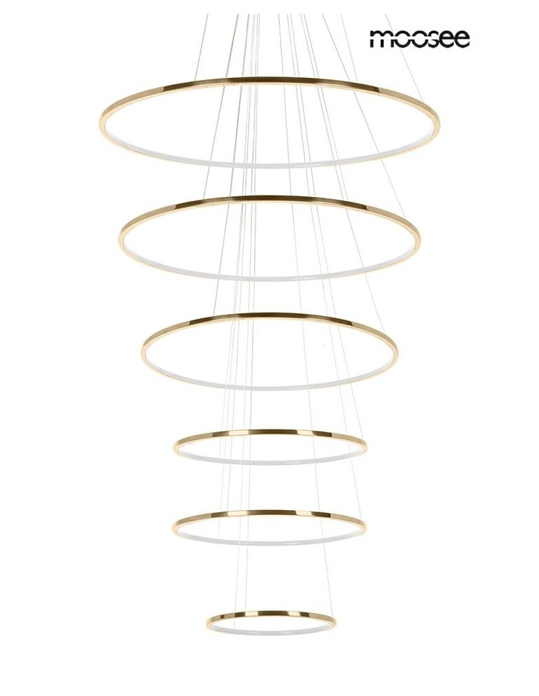 MOOSEE lampa wisząca RING SLIM XL złota (MSE1501100164) MOOSEE lampa wisząca RING SLIM XL złota (MSE1501100164)