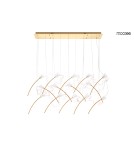 MOOSEE lampa wisząca TULIPPE 14 LINE złota (MSE1501100169) MOOSEE lampa wisząca TULIPPE 14 LINE złota (MSE1501100169)