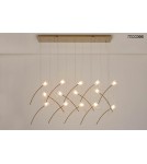 MOOSEE lampa wisząca TULIPPE 14 LINE złota (MSE1501100169) MOOSEE lampa wisząca TULIPPE 14 LINE złota (MSE1501100169)