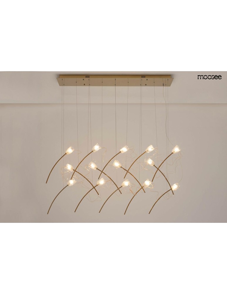 MOOSEE lampa wisząca TULIPPE 14 LINE złota (MSE1501100169) MOOSEE lampa wisząca TULIPPE 14 LINE złota (MSE1501100169)