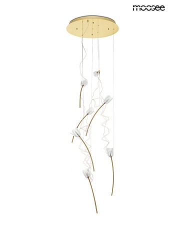 MOOSEE lampa wisząca TULIPPE 7 DISC złota (MSE1501100170)