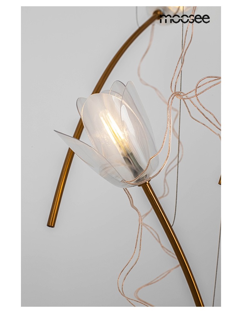 MOOSEE lampa wisząca TULIPPE 7 DISC złota (MSE1501100170) MOOSEE lampa wisząca TULIPPE 7 DISC złota (MSE1501100170)