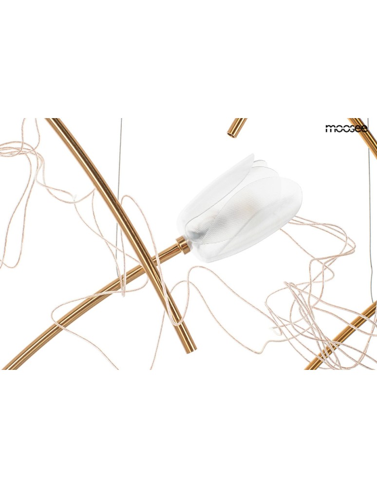 MOOSEE lampa wisząca TULIPPE 7 DISC złota (MSE1501100170) MOOSEE lampa wisząca TULIPPE 7 DISC złota (MSE1501100170)