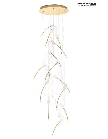 MOOSEE lampa wisząca TULIPPE 14 DISC złota (MSE1501100171)