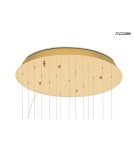 MOOSEE lampa wisząca TULIPPE 14 DISC złota (MSE1501100171) MOOSEE lampa wisząca TULIPPE 14 DISC złota (MSE1501100171)