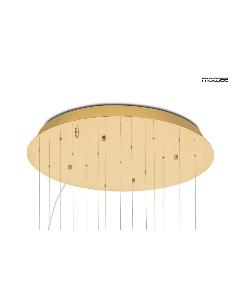 MOOSEE lampa wisząca TULIPPE 14 DISC złota (MSE1501100171) MOOSEE lampa wisząca TULIPPE 14 DISC złota (MSE1501100171)
