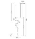 MOOSEE lampa wisząca WAVE CORDON 1A chrom (MSE1501100193) MOOSEE lampa wisząca WAVE CORDON 1A chrom (MSE1501100193)