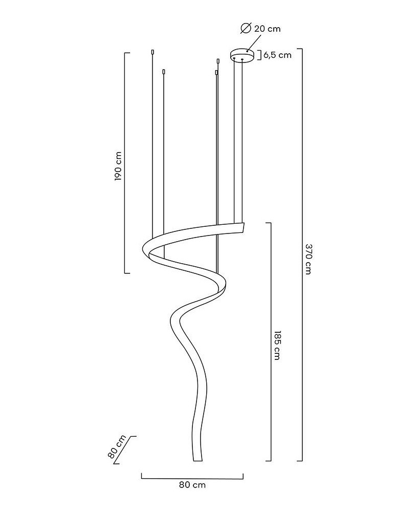 MOOSEE lampa wisząca WAVE CORDON 1A chrom (MSE1501100193) MOOSEE lampa wisząca WAVE CORDON 1A chrom (MSE1501100193)