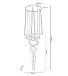 MOOSEE lampa wisząca WAVE CORDON 2B chrom (MSE1501100194) MOOSEE lampa wisząca WAVE CORDON 2B chrom (MSE1501100194)