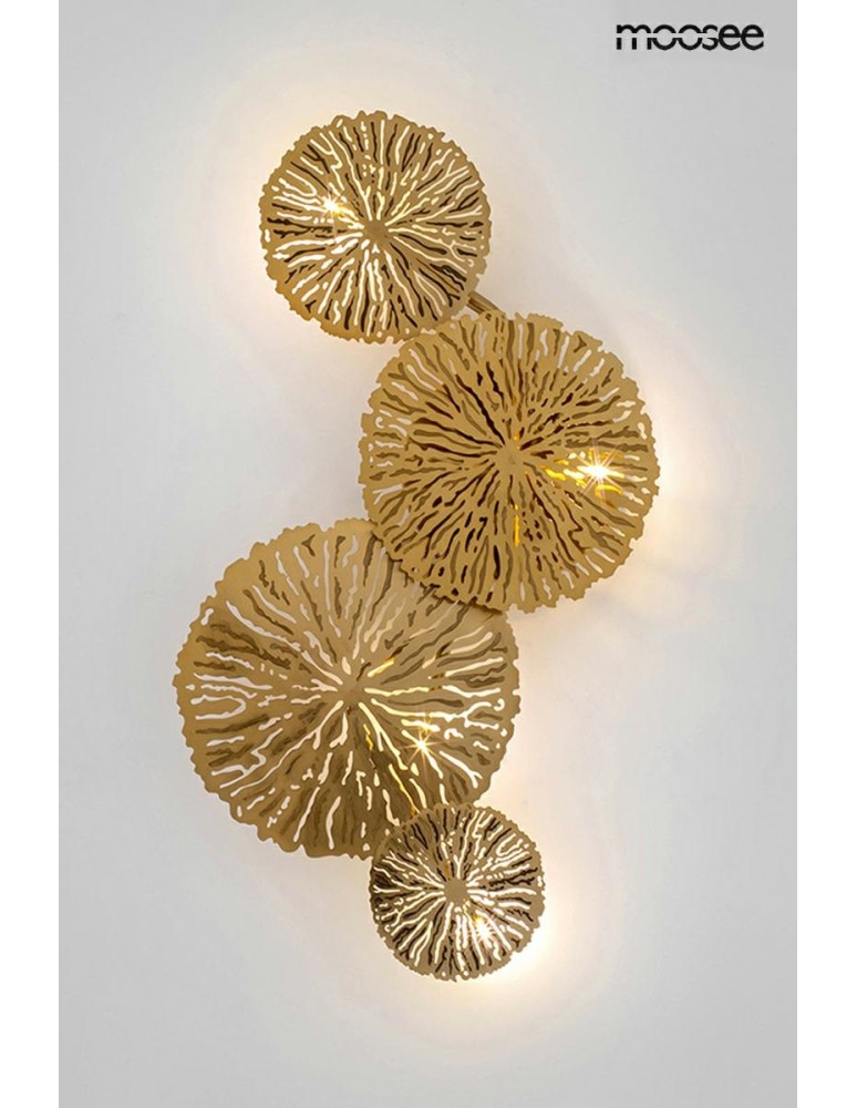 MOOSEE lampa ścienna LIRIO 4 złota (MSE1501100178) MOOSEE lampa ścienna LIRIO 4 złota (MSE1501100178)