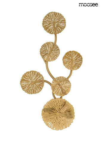 MOOSEE lampa ścienna LIRIO 6 złota (MSE1501100179)