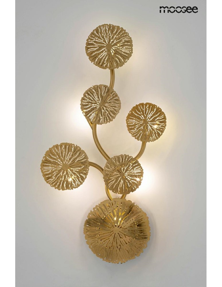 MOOSEE lampa ścienna LIRIO 6 złota (MSE1501100179) MOOSEE lampa ścienna LIRIO 6 złota (MSE1501100179)
