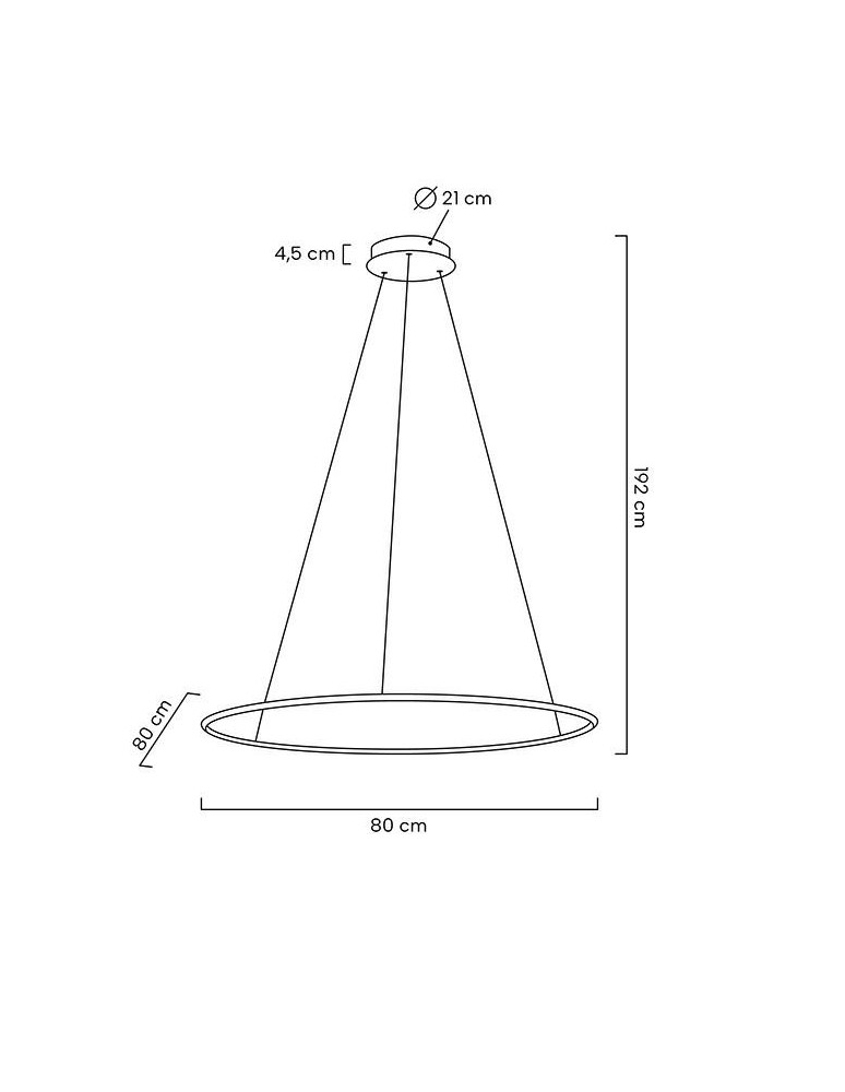 MOOSEE lampa wisząca RING SLIM 80 złota (MSE1501100157) MOOSEE lampa wisząca RING SLIM 80 złota (MSE1501100157)