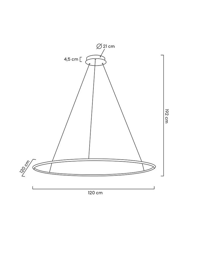 MOOSEE lampa wisząca RING SLIM 120 złota (MSE1501100159) MOOSEE lampa wisząca RING SLIM 120 złota (MSE1501100159)