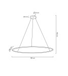 MOOSEE lampa wisząca RING SLIM 150 złota (MSE1501100160) MOOSEE lampa wisząca RING SLIM 150 złota (MSE1501100160)