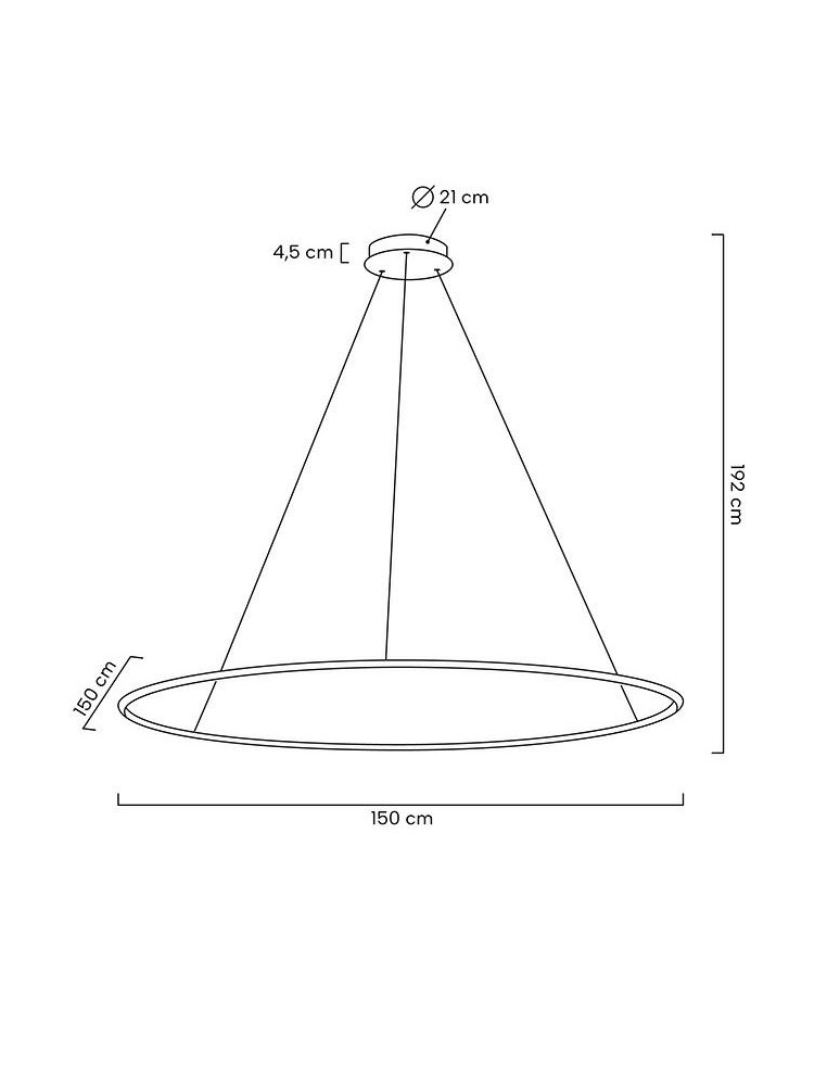 MOOSEE lampa wisząca RING SLIM 150 złota (MSE1501100160) MOOSEE lampa wisząca RING SLIM 150 złota (MSE1501100160)