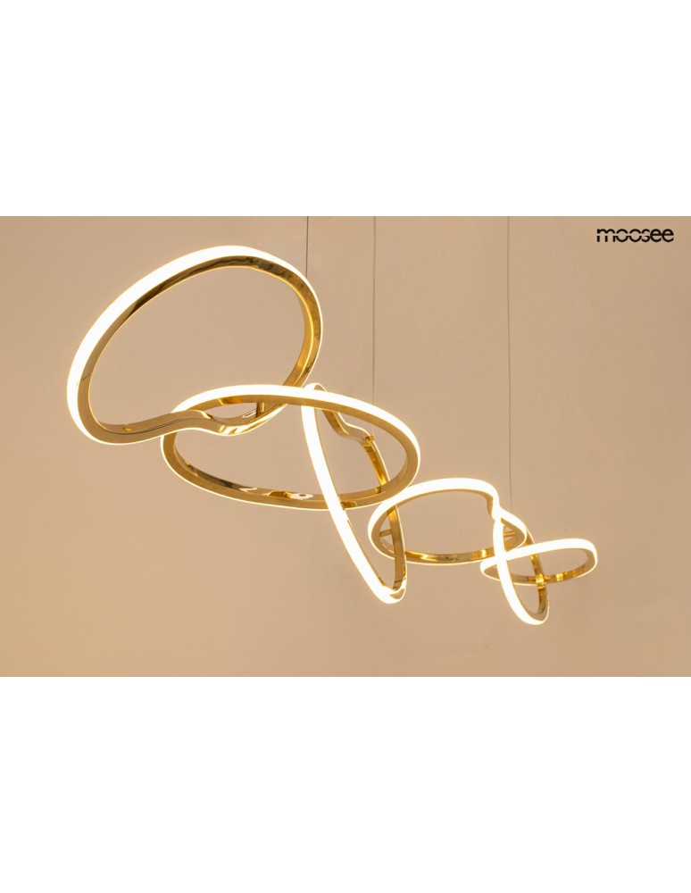 MOOSEE lampa wisząca JAZZ 6 złota (MSE1501100185) MOOSEE lampa wisząca JAZZ 6 złota (MSE1501100185)