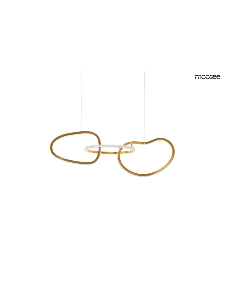 MOOSEE lampa wisząca JAZZ 3 złota (MSE1501100203) MOOSEE lampa wisząca JAZZ 3 złota (MSE1501100203)